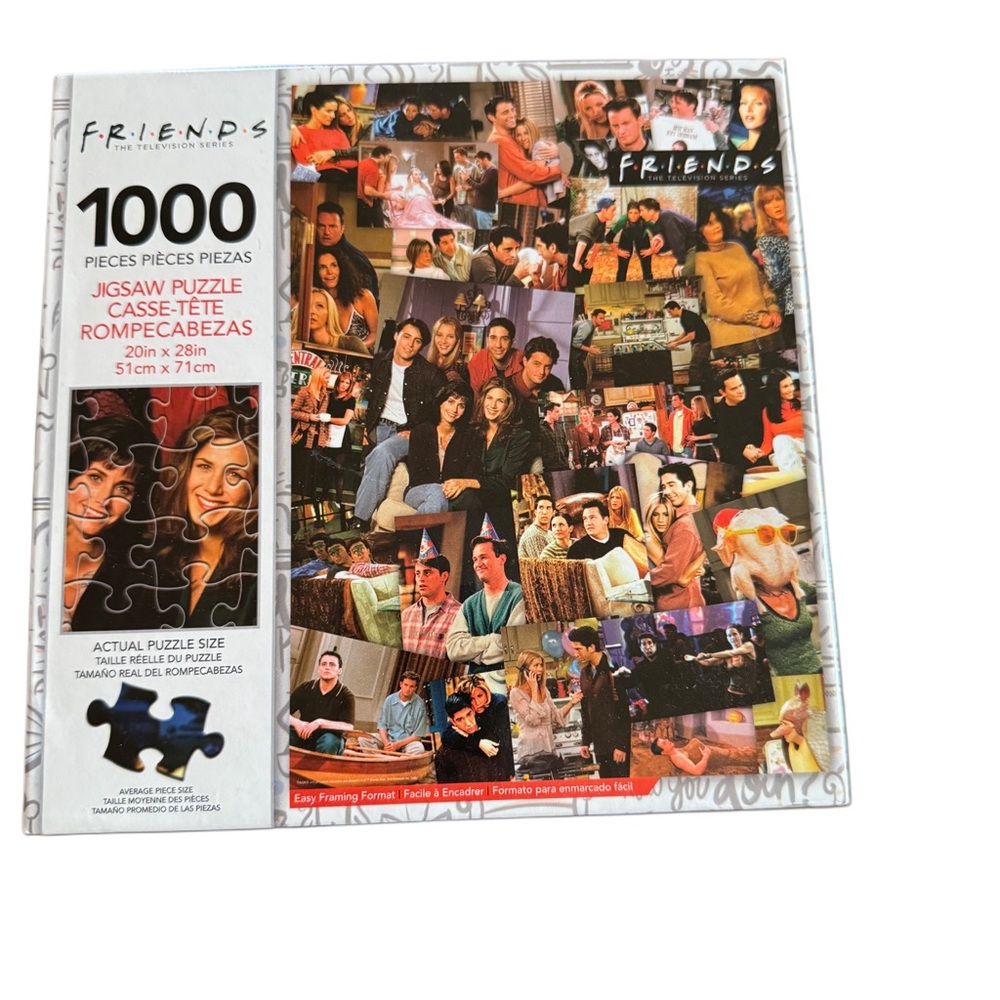 FRIENDS Collage Puzzle 1000 Piece - Multicolor